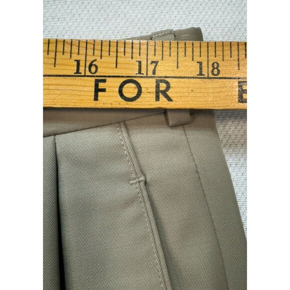 Brooks Brothers Mens Pleated Wool Dress Pants Size 36x26 Beige Tan - Picture 6 of 12